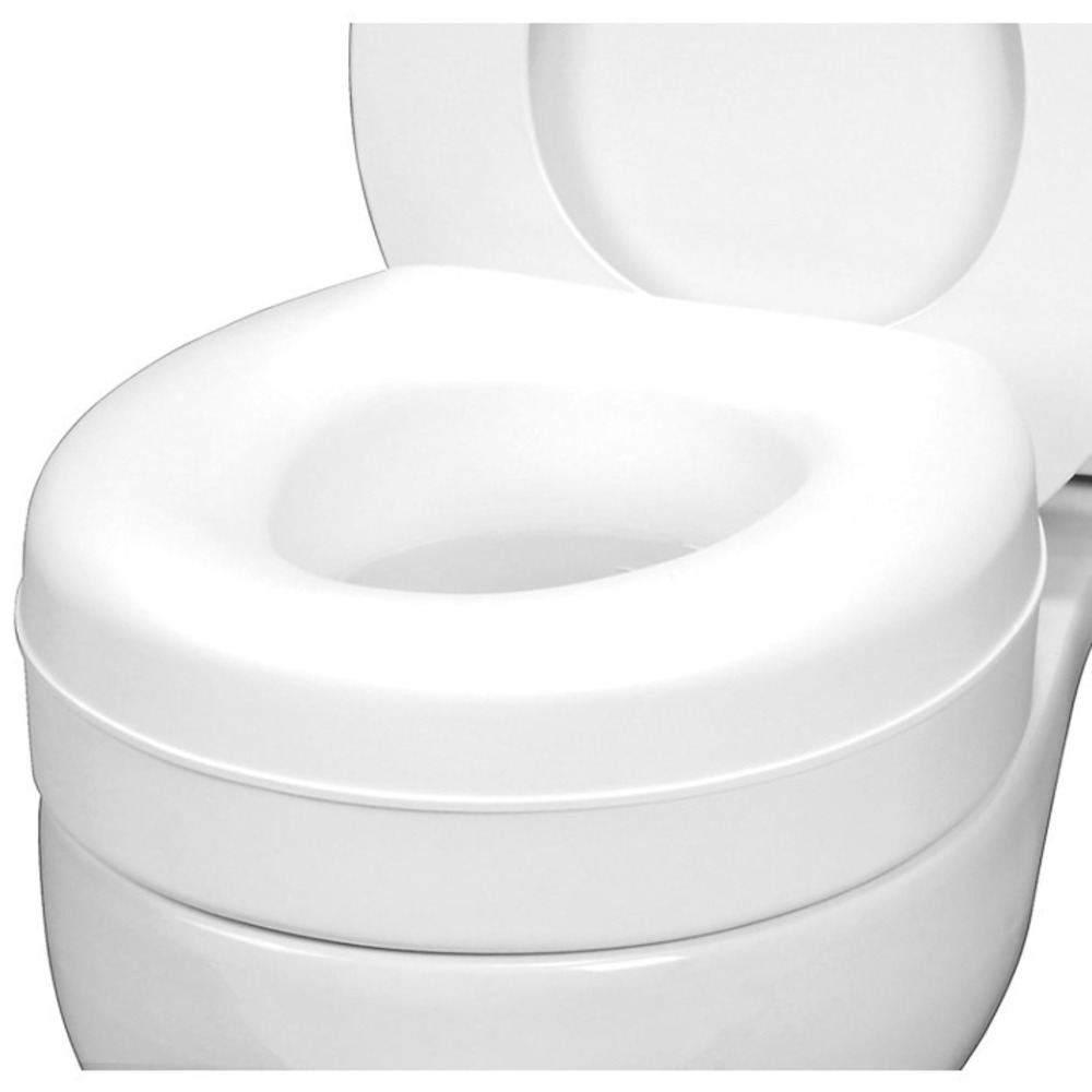 Healthsmart Enhanced Comfort 5" Raised (Round) Toilet Seat Risers for Seniors